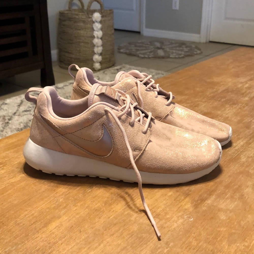 Women’s Nike’s - Pink/Rose Gold “suade”